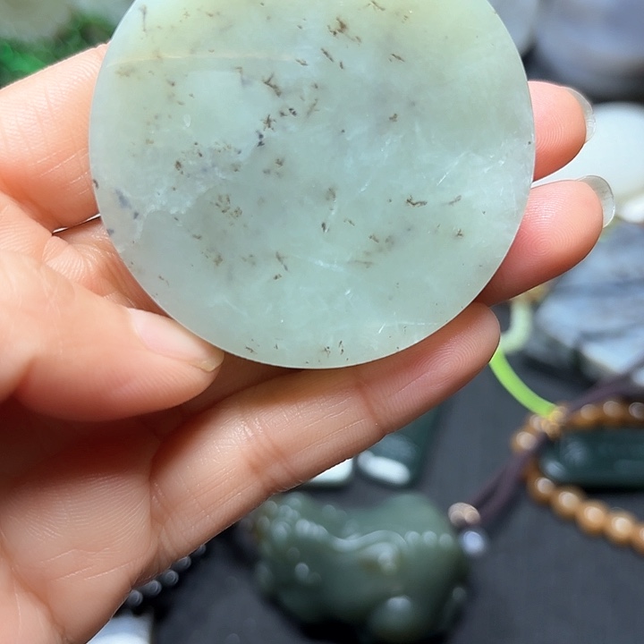 和田玉珠宝半成品未镶嵌