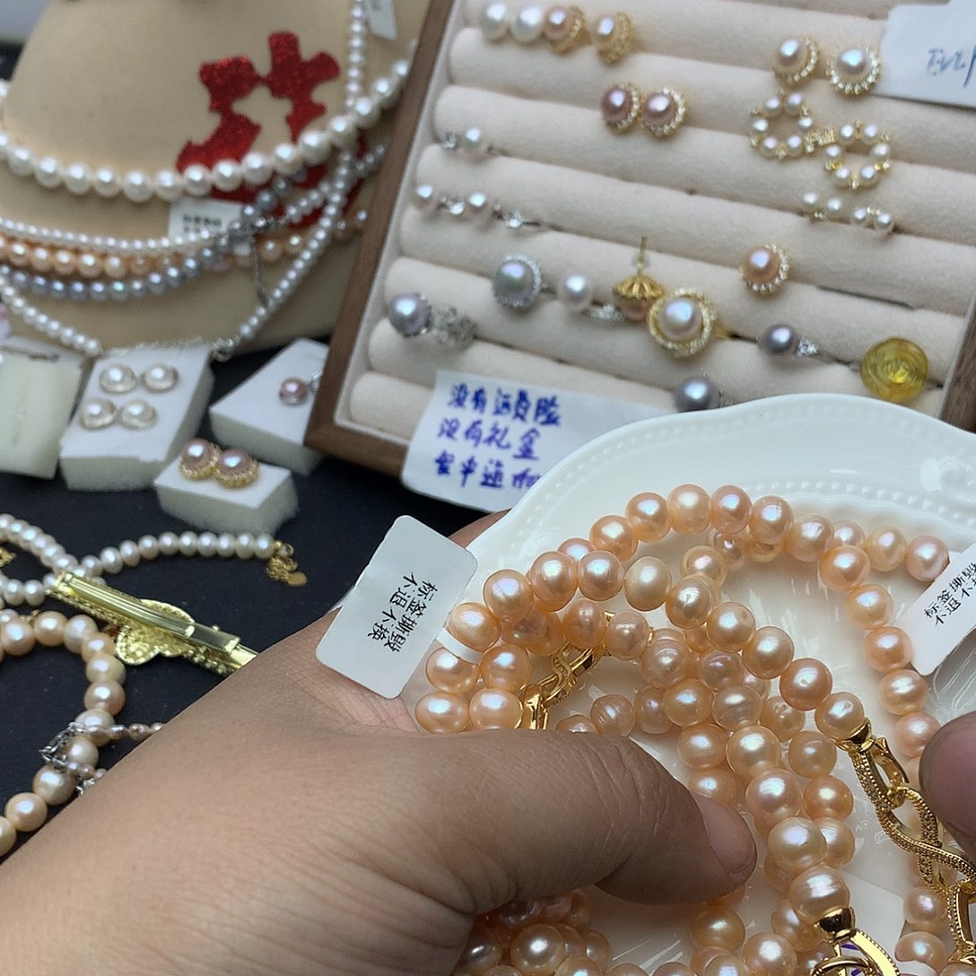 淡水珍珠8-9未镶嵌x1项链