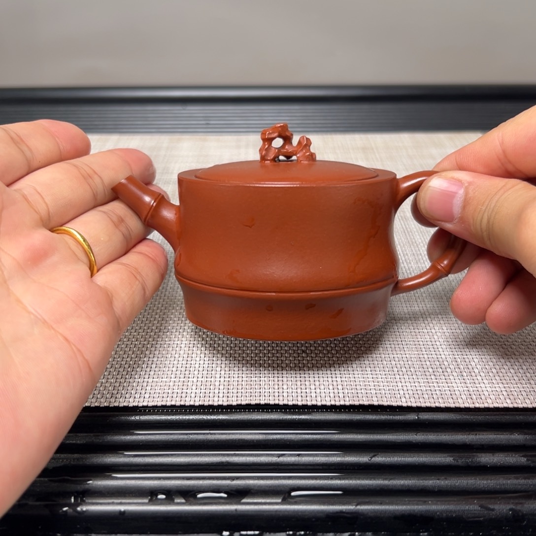 壶紫砂微瑕茶壶款