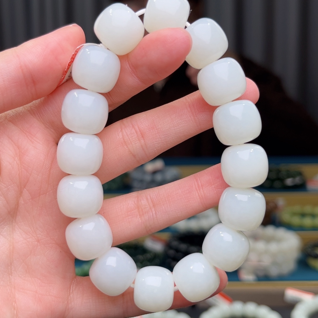 和田玉未镶嵌手串天然和田玉新疆且末天泰14