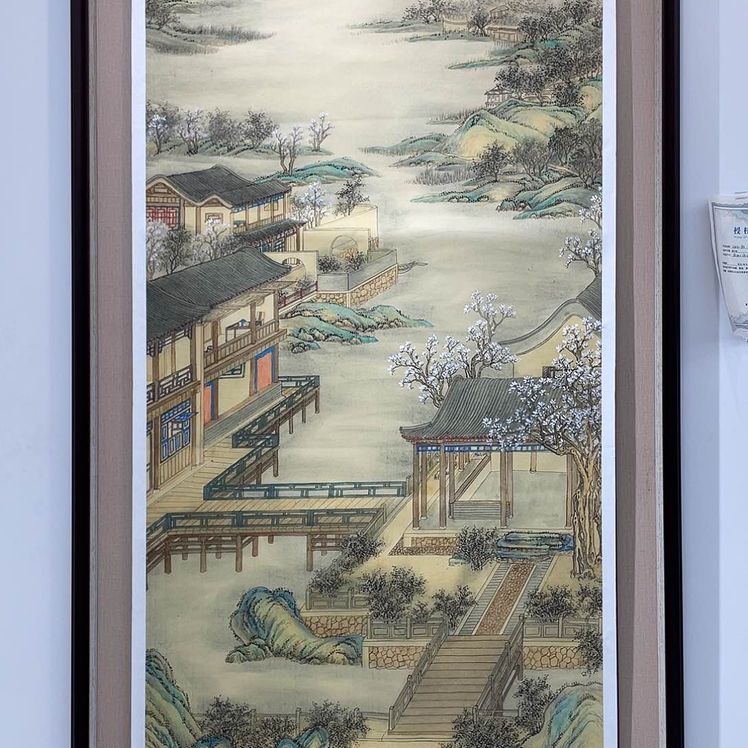 国画凌行志手绘作品