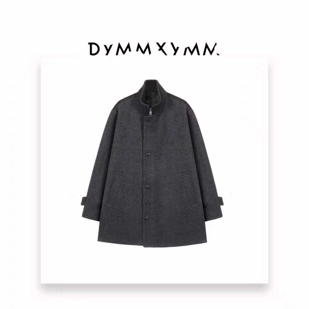 【DYMMXYMM】-《苍玦》-【黑标】巴家.秋款立领羊毛外套-5FWY6582