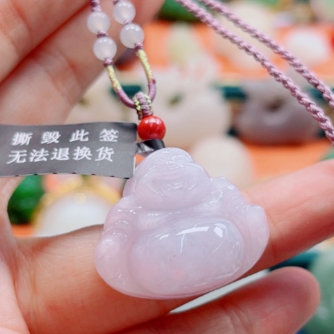 翡翠颈饰未镶嵌多样性发货一件