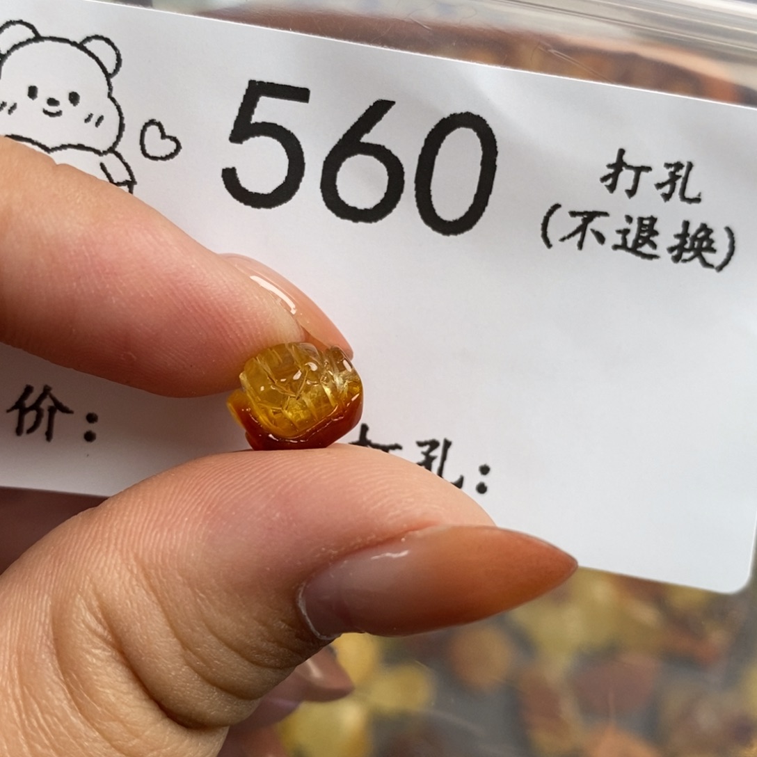琥珀未镶嵌珠宝奇石