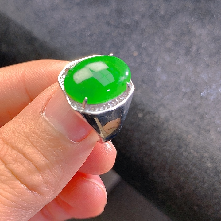 【闪购商品】翡翠银S925镶嵌颈饰翡翠