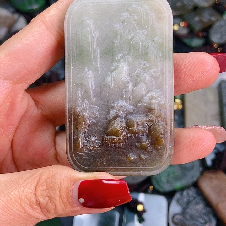 颈饰未镶嵌和田玉