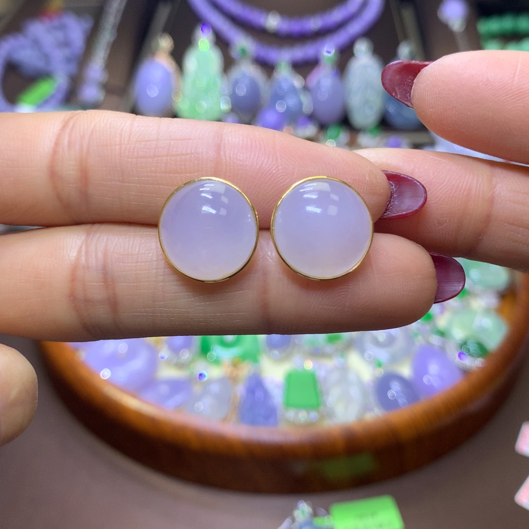 【闪购商品】翡翠颈饰18K金镶嵌翡翠