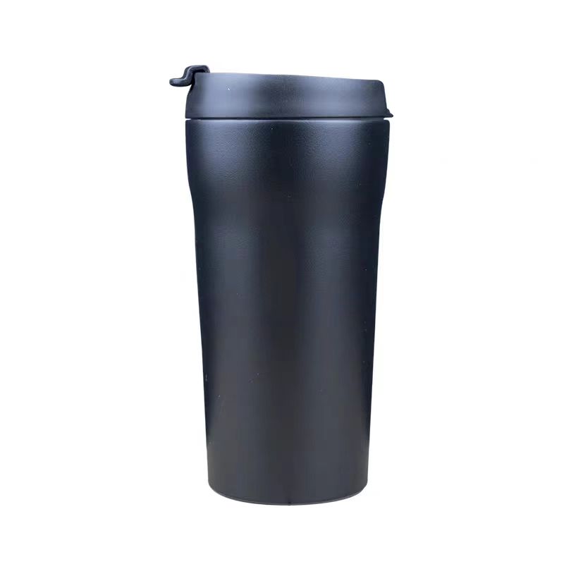 【言言分享】北欧黑色粉色咖啡保温杯小巧便携办公室水杯