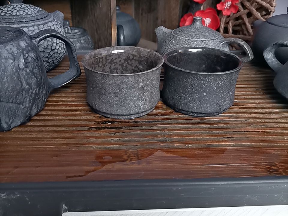 砖雕青**李手工雕刻竹节杯