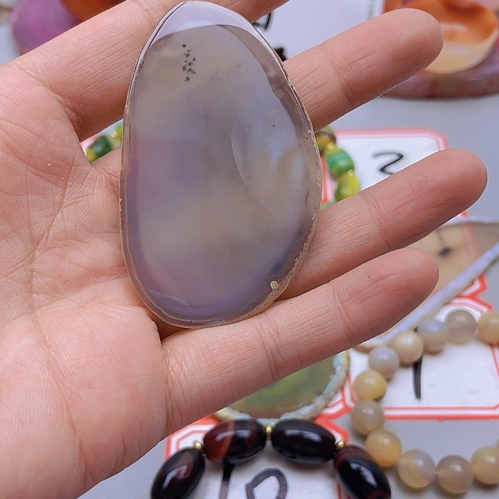 【闪购商品】玛瑙/玉髓珠宝半成品未镶嵌人**火