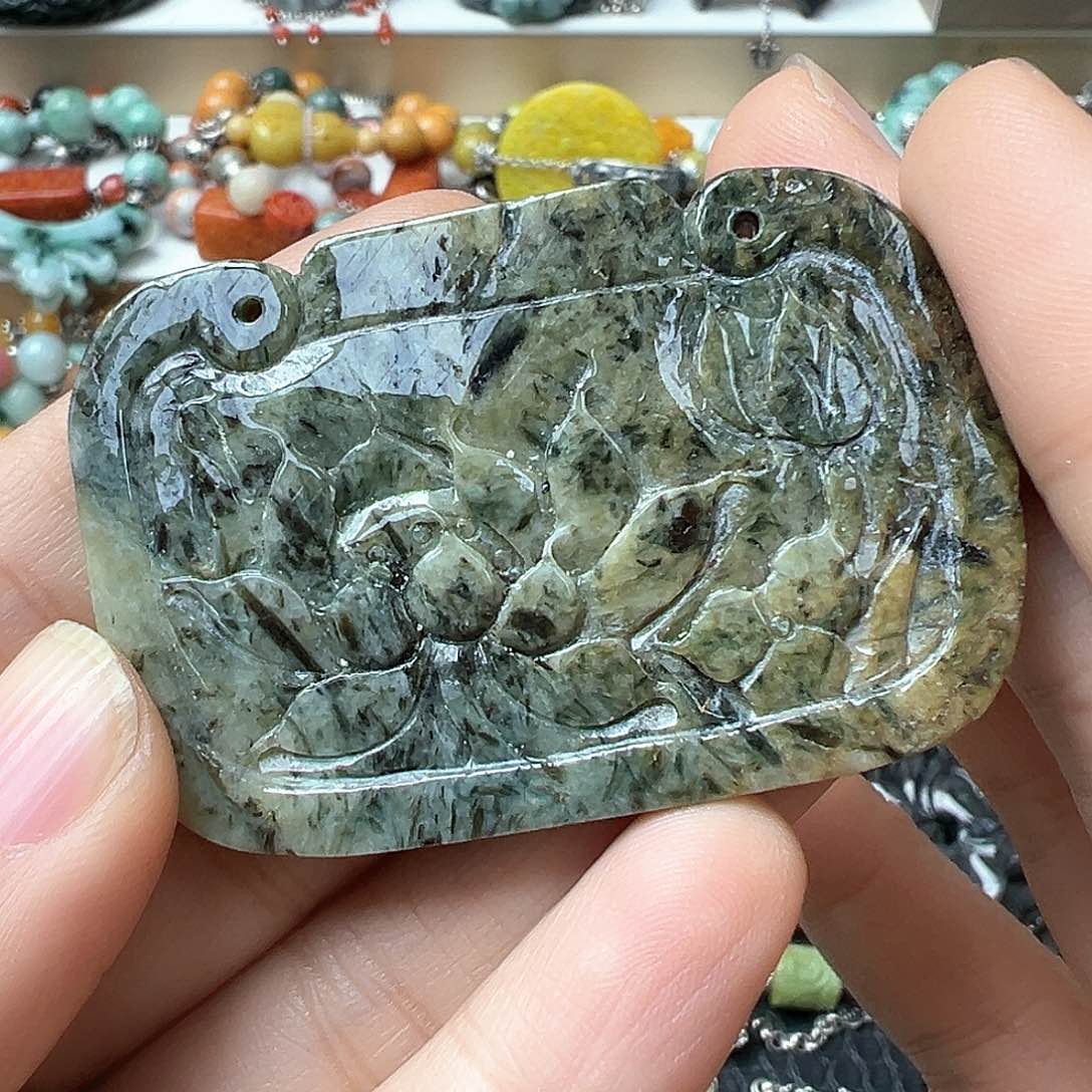 翡翠戒指未镶嵌炸