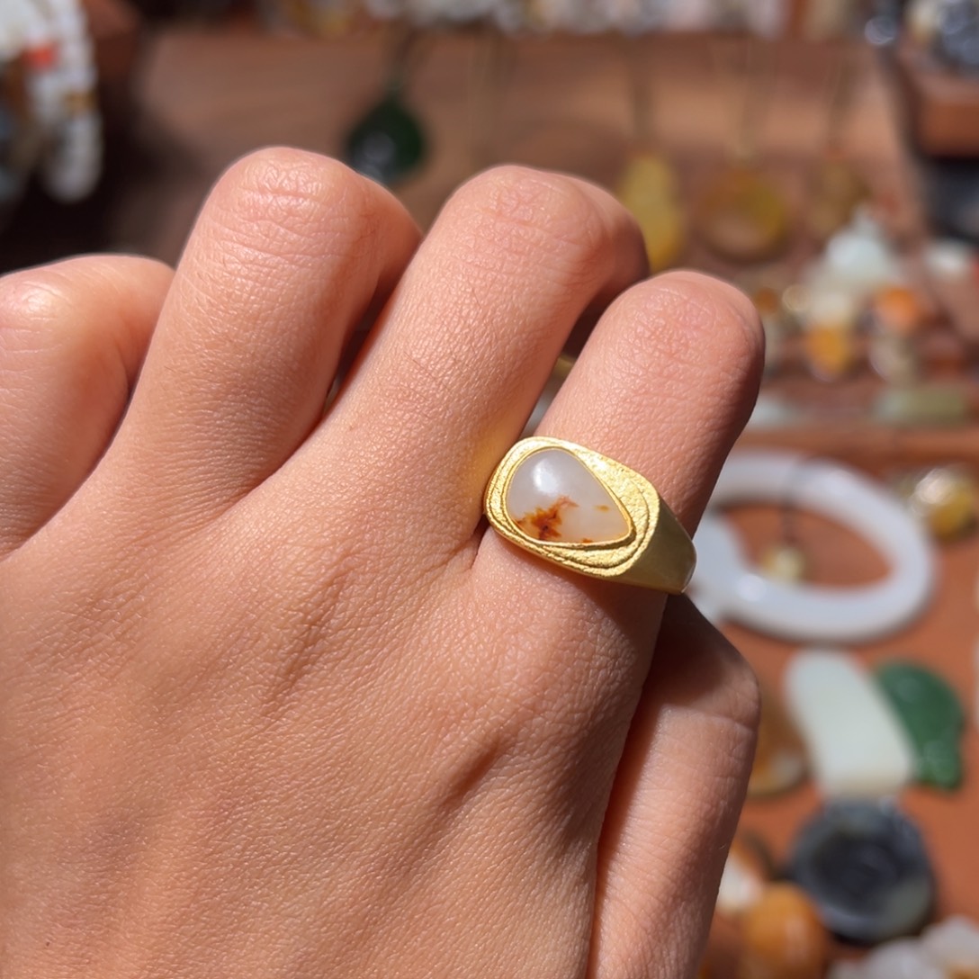 和田玉银S925镶嵌颈饰