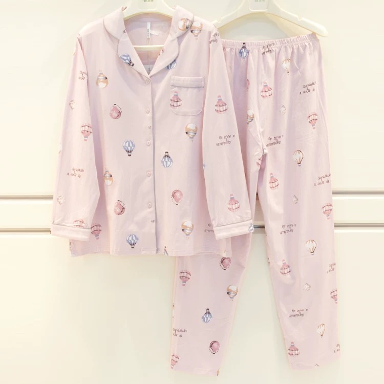 品牌睡衣女春秋家居服20217