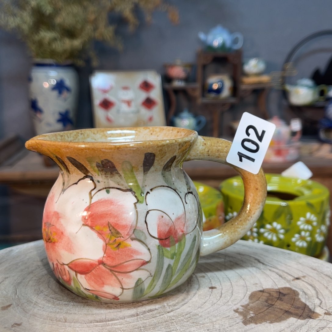 杯素浅陶瓷手工手绘