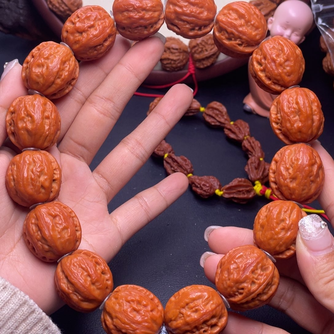 文玩核桃手串粗筋八棱大枣