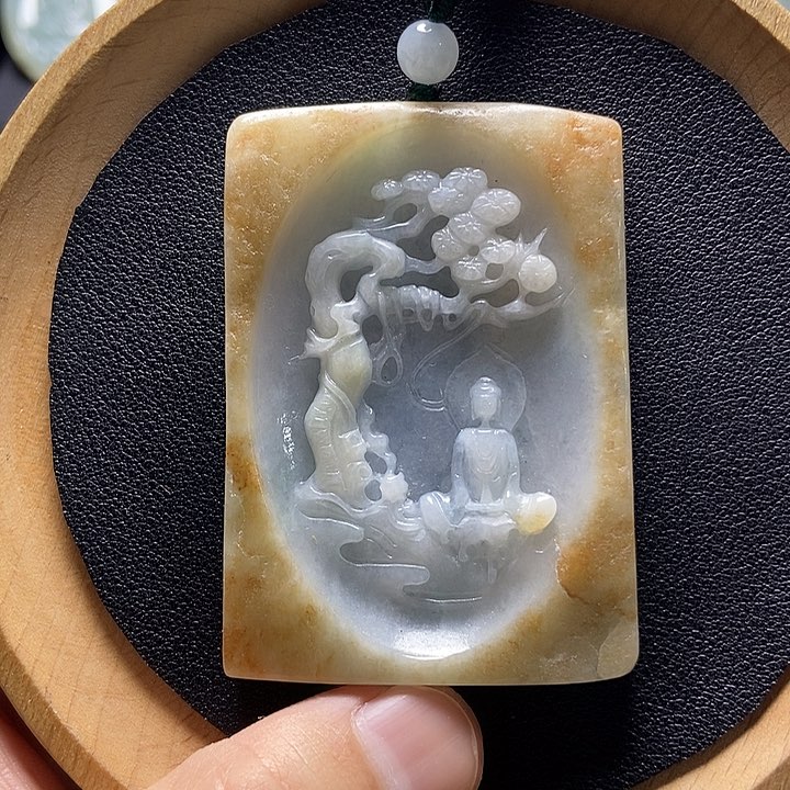 翡翠颈饰未镶嵌缅甸a货