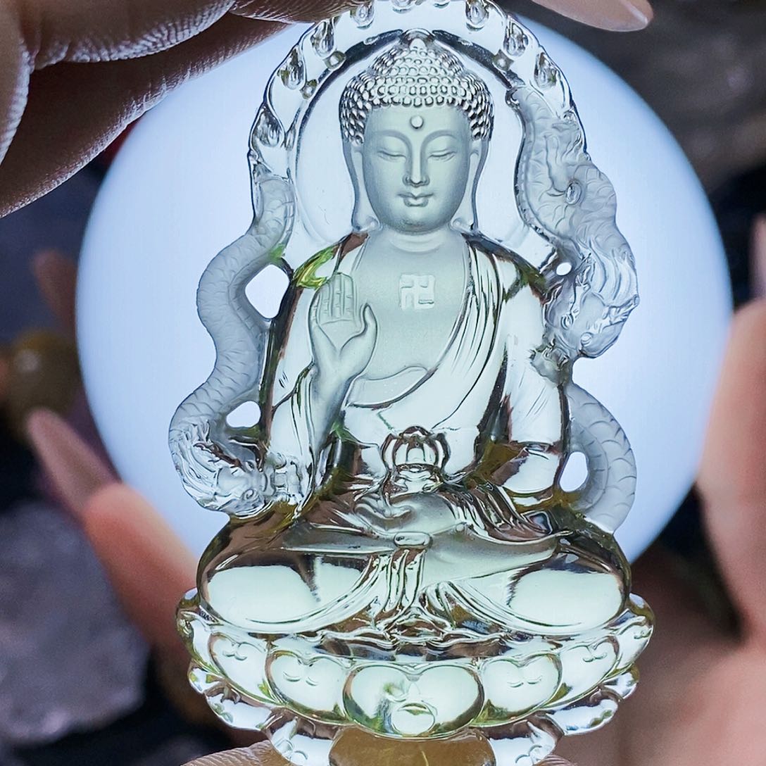 水晶颈饰未镶嵌蓝*=吊坠