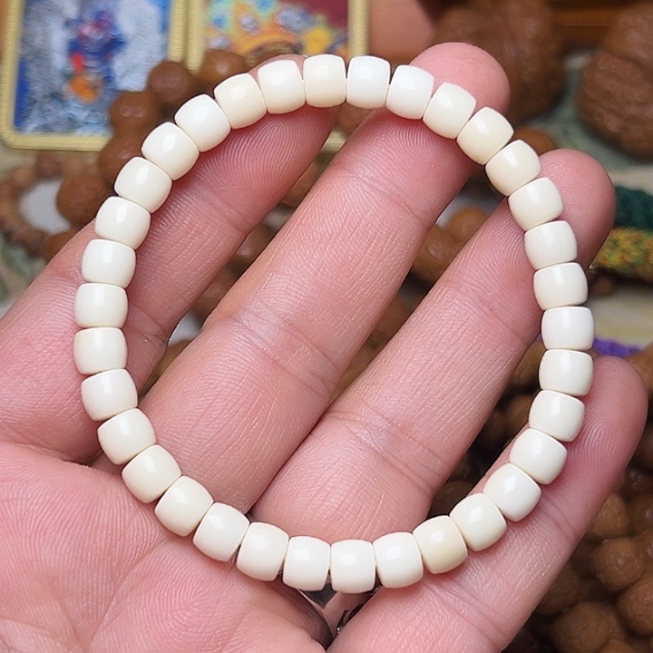 猴头核桃手串小*农白玉菩提小直切手串单圈