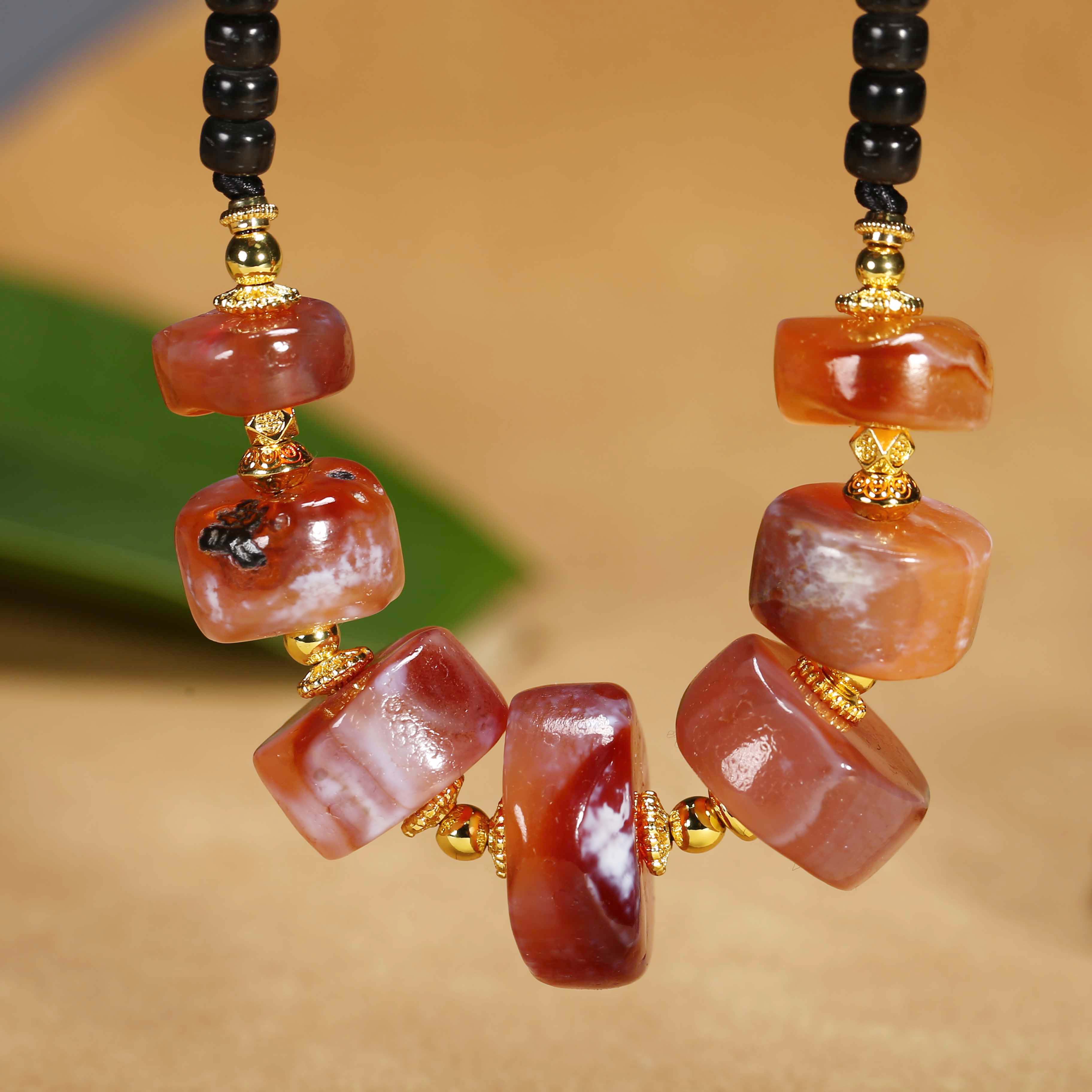 【济文阁】JOY25011512清代 红玛瑙吊坠