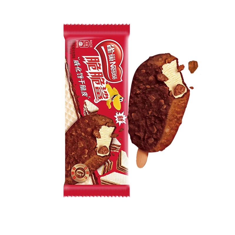 （5支）雀巢脆脆鲨威化味雪糕冰淇淋雪糕同城配