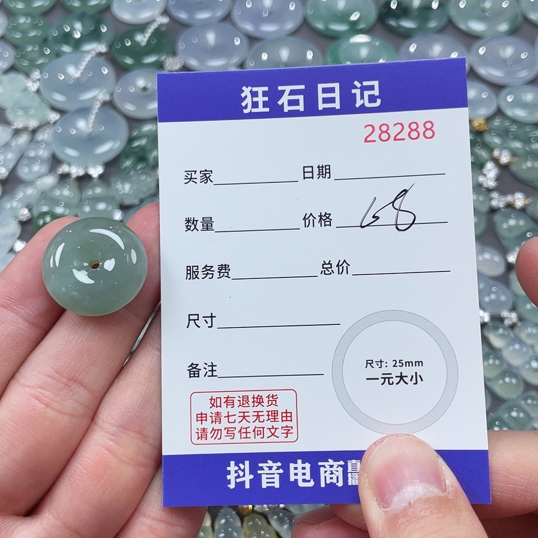 翡翠银S925镶嵌颈饰