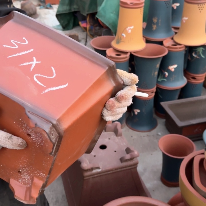 紫砂花盆紫砂花盆