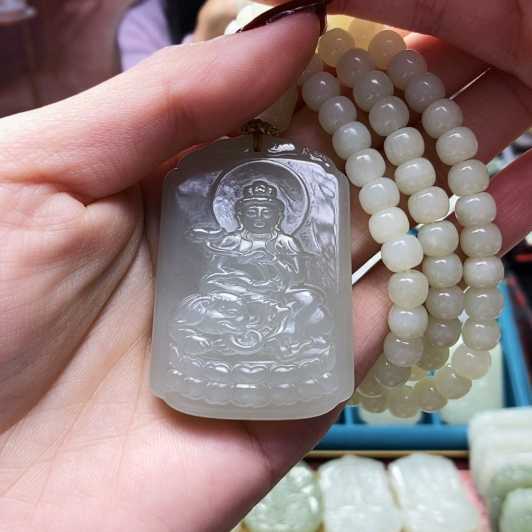 和田玉颈饰未镶嵌袁*࿐