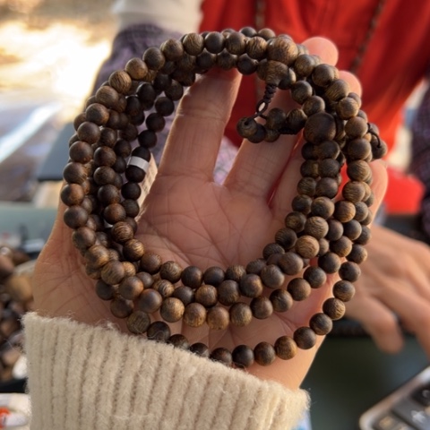 沉香手串乌身红土沉水浮15克卡0.6多样性发1条