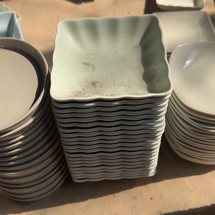 瓷6 个  4 寸  小醋盘