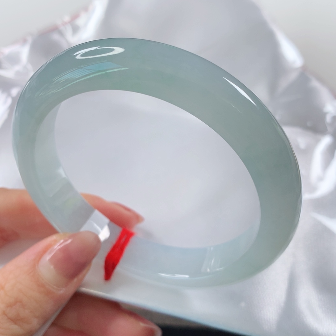 未镶嵌手镯翡翠 正圈265天空蓝推荐⭐⭐⭐