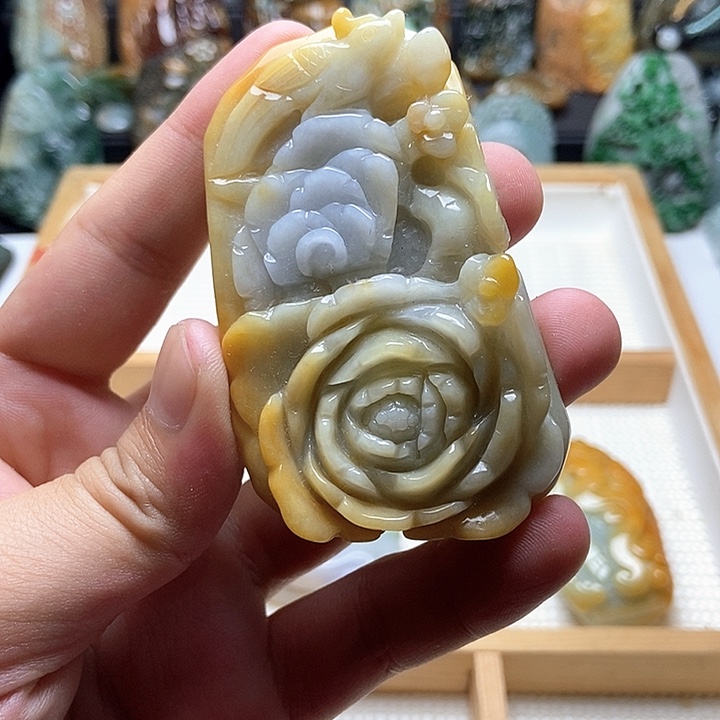 颈饰未镶嵌翡翠翡翠a货