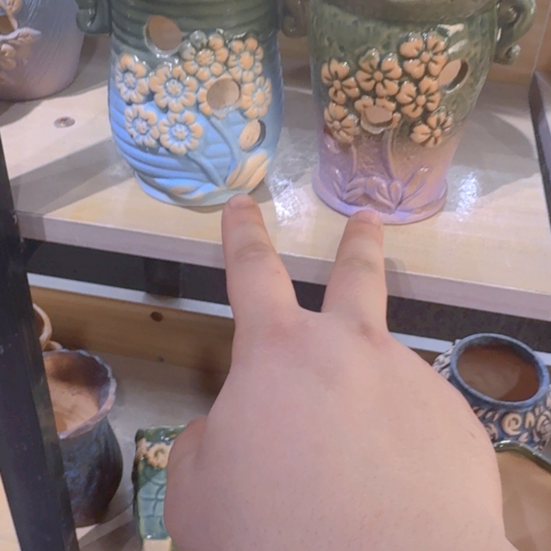 紫砂花盆粗陶盆 呀