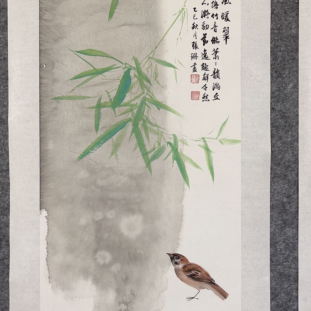 国画花鸟画作品写意