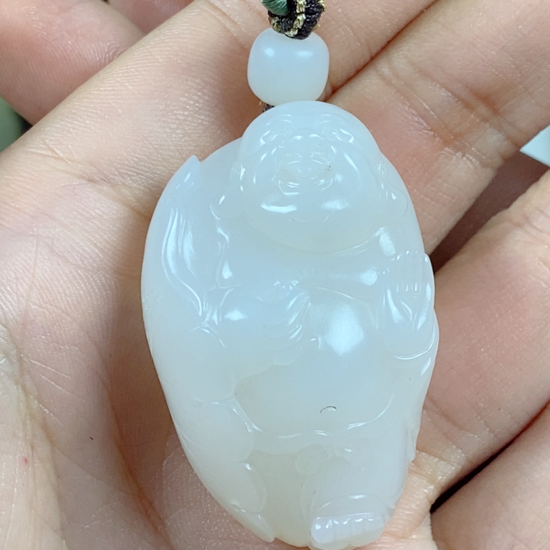 和田玉挂件未镶嵌一**意