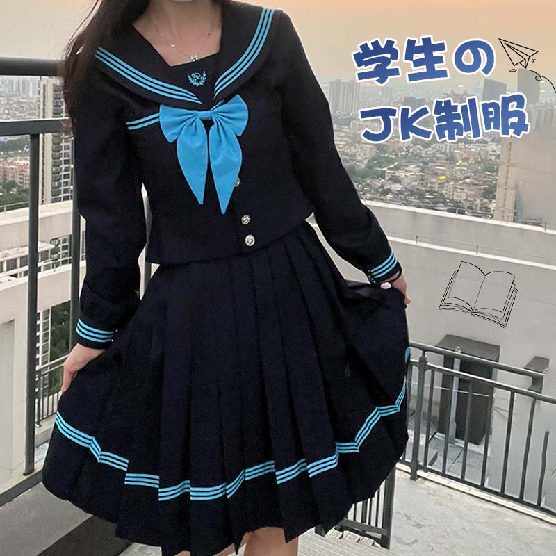 春影和诗【酣春】原创JK制服套装水手服女长袖夏日系学院风