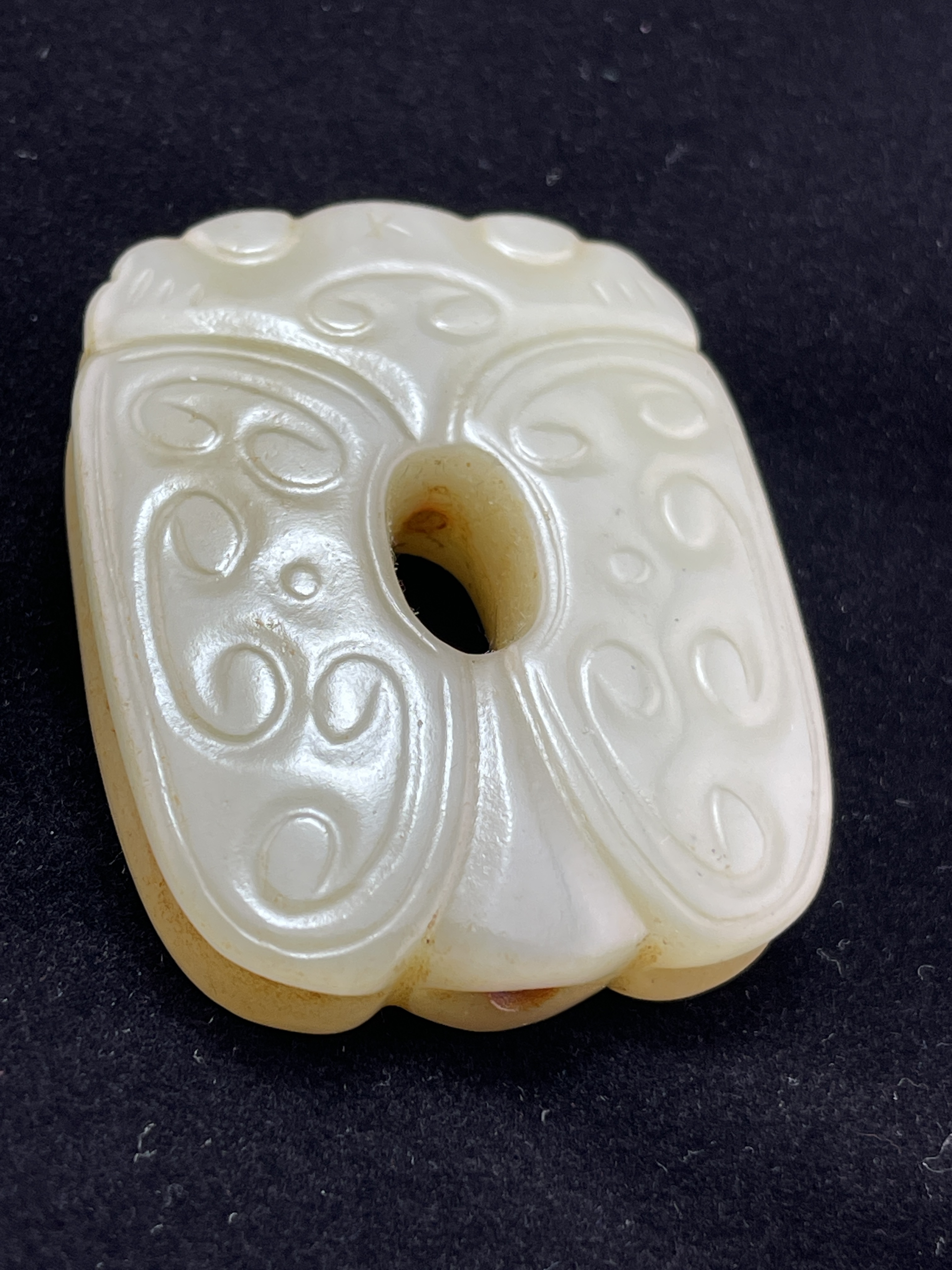 和田玉玉蝉吊坠挂件