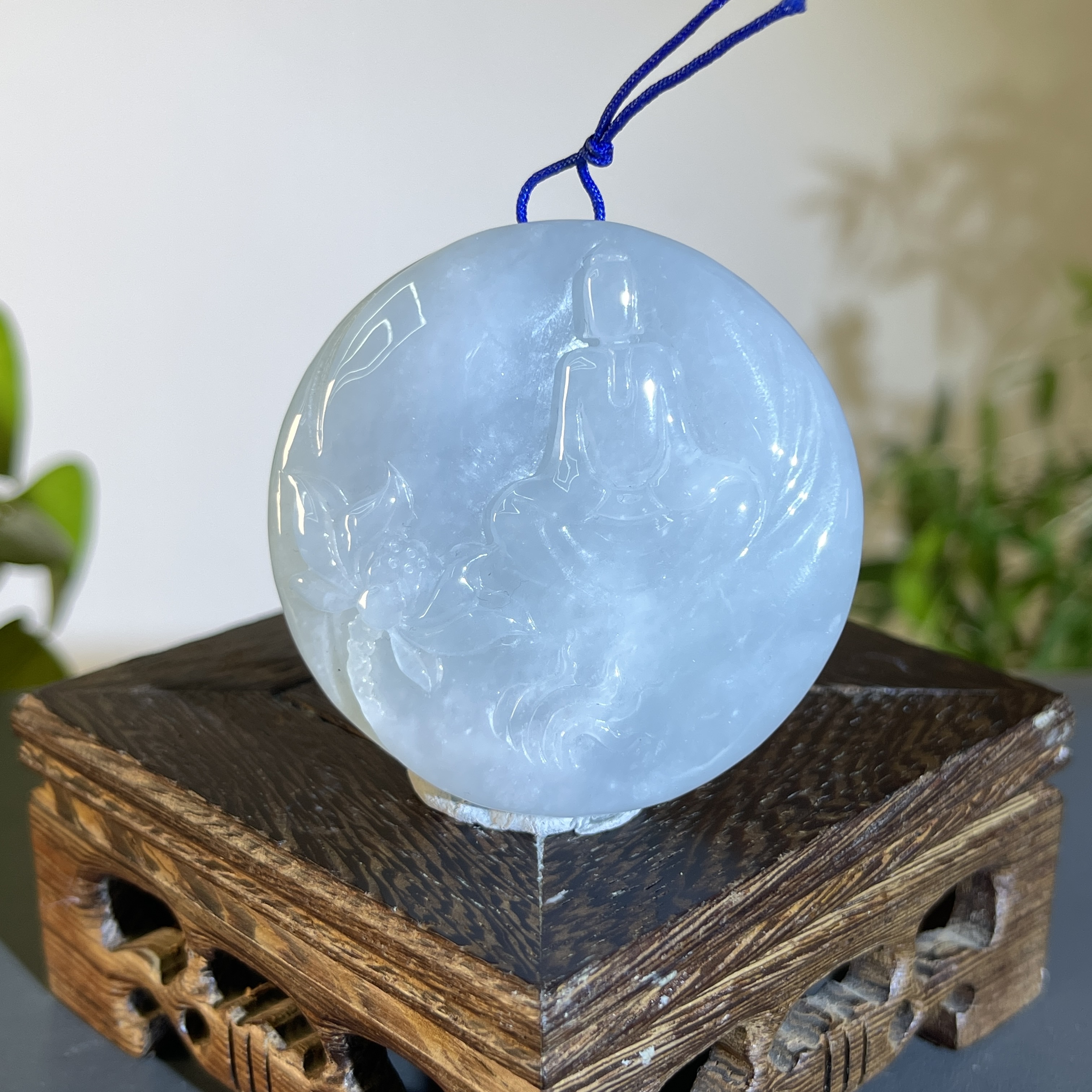 JCB20-87   天然缅甸A货翡翠   悟道