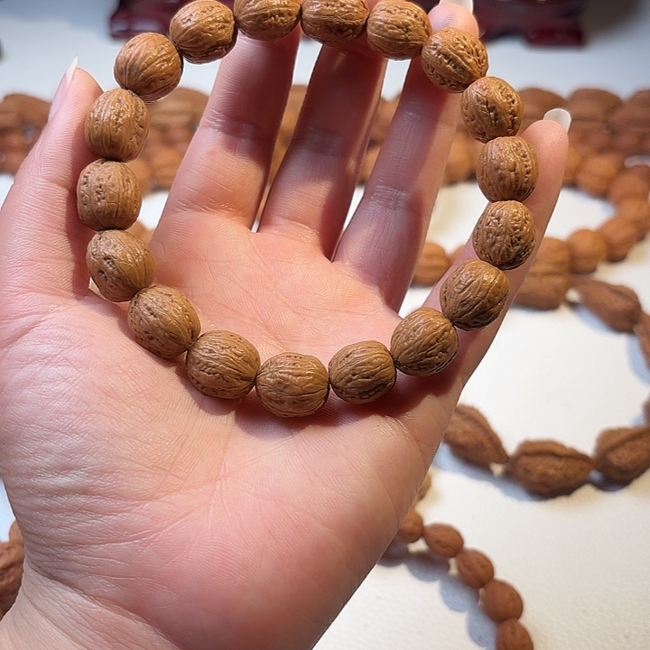 把件桃核桃心野生小秋子