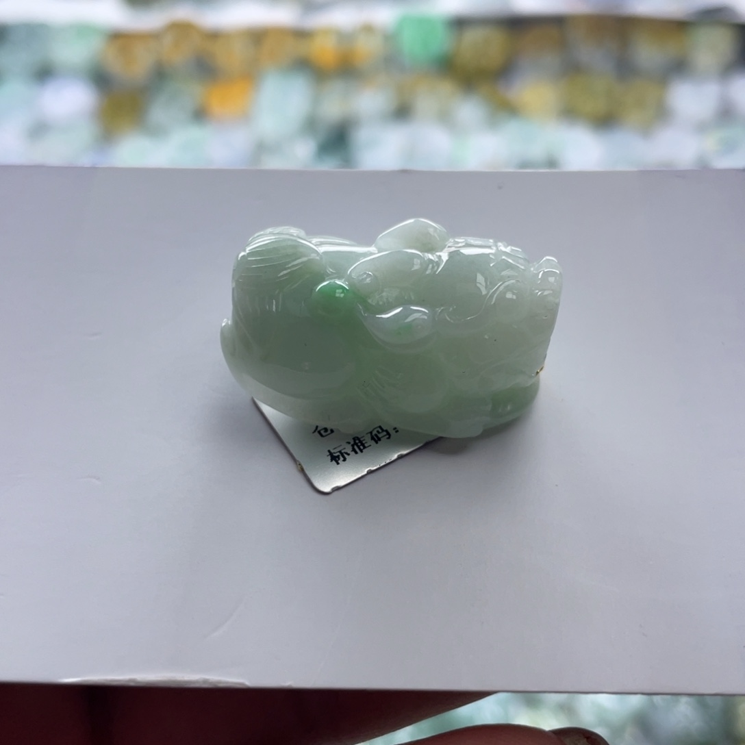 翡翠未镶嵌颈饰貔貅