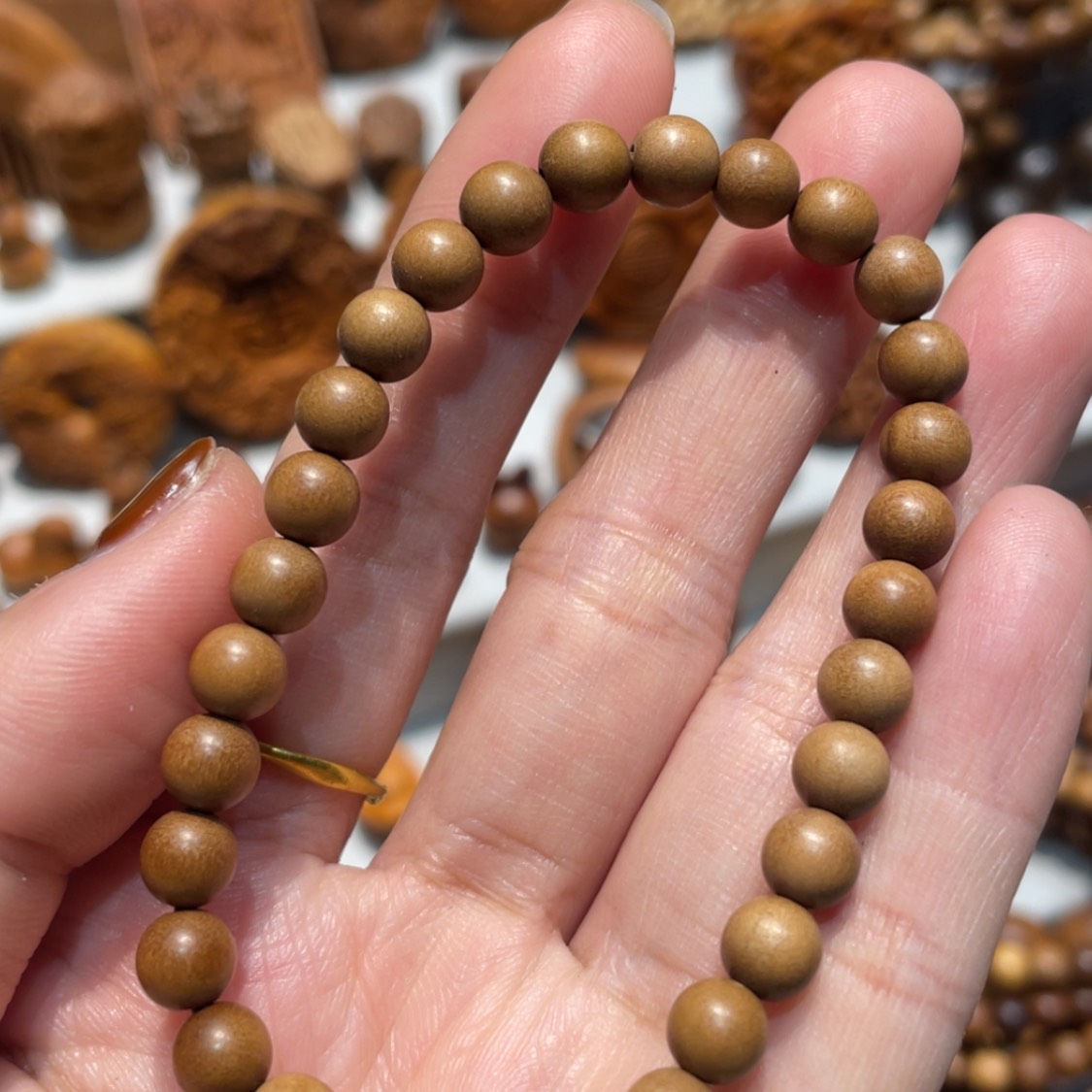 【闪购商品】檀香木手串/手链0.6单圈一条