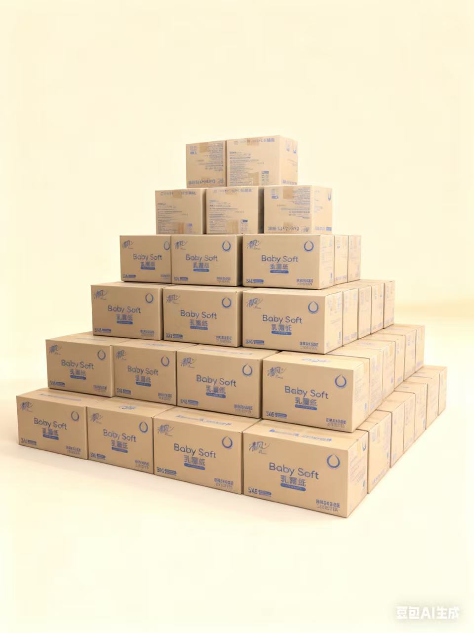 (1022)母婴专用乳霜纸1箱40包  1包40抽