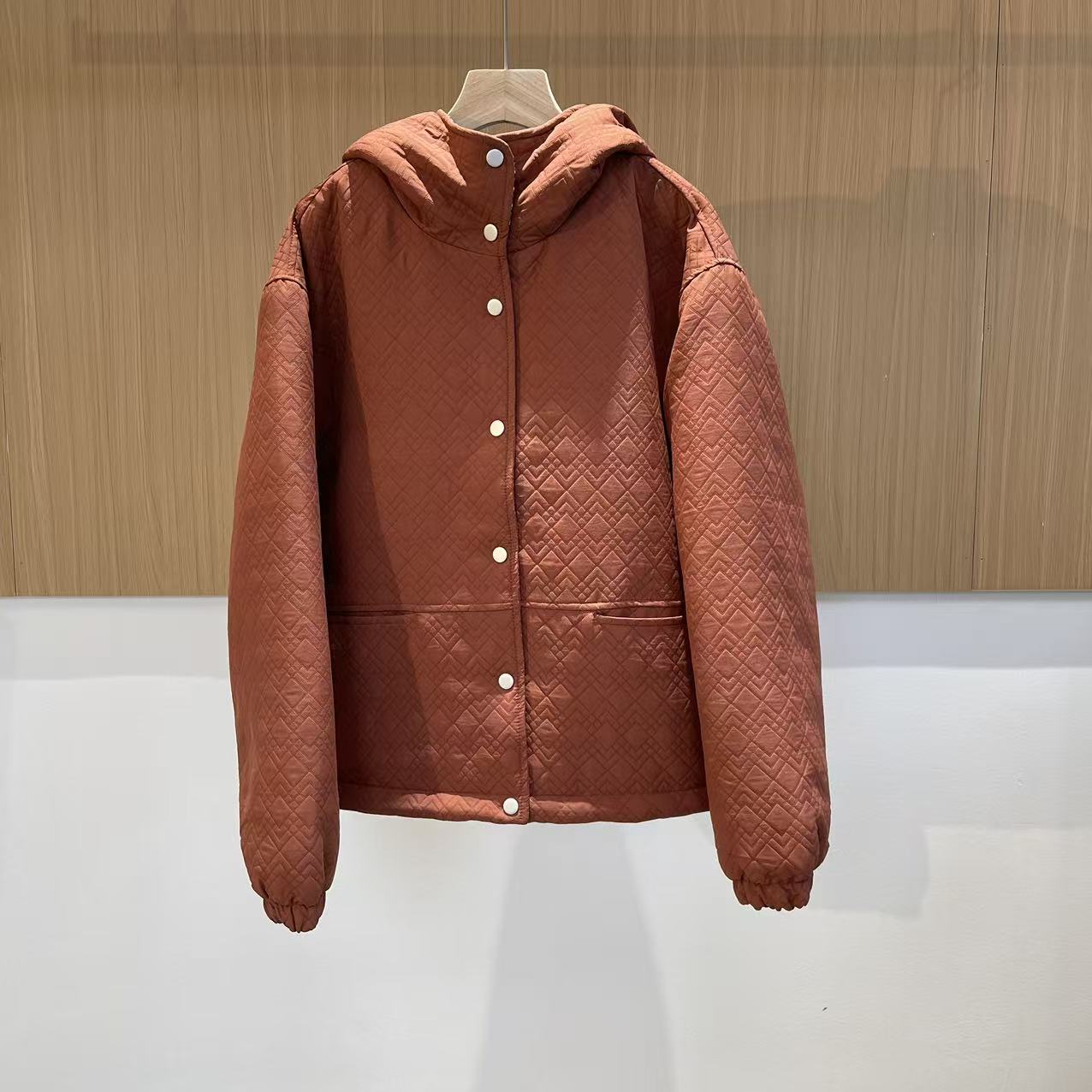 18029新款秋冬加厚休闲减龄宽松显瘦棉服外套