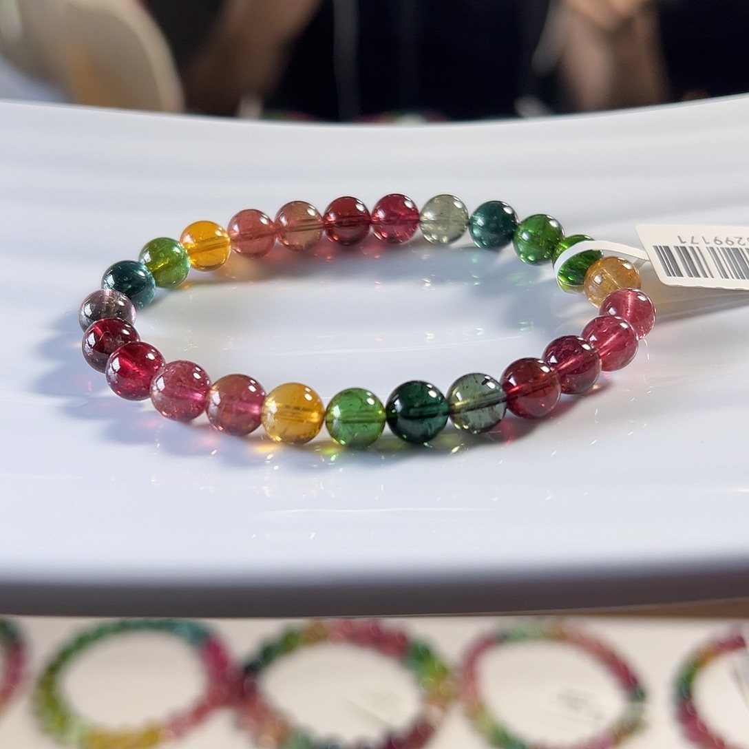 碧玺手链未镶嵌7.9mm