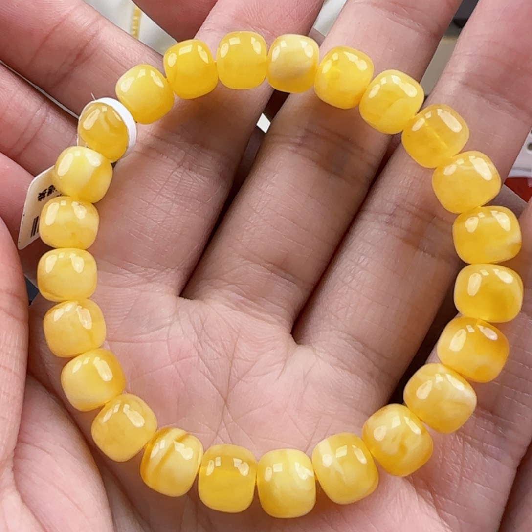 琥珀裸石未镶嵌蜜蜡