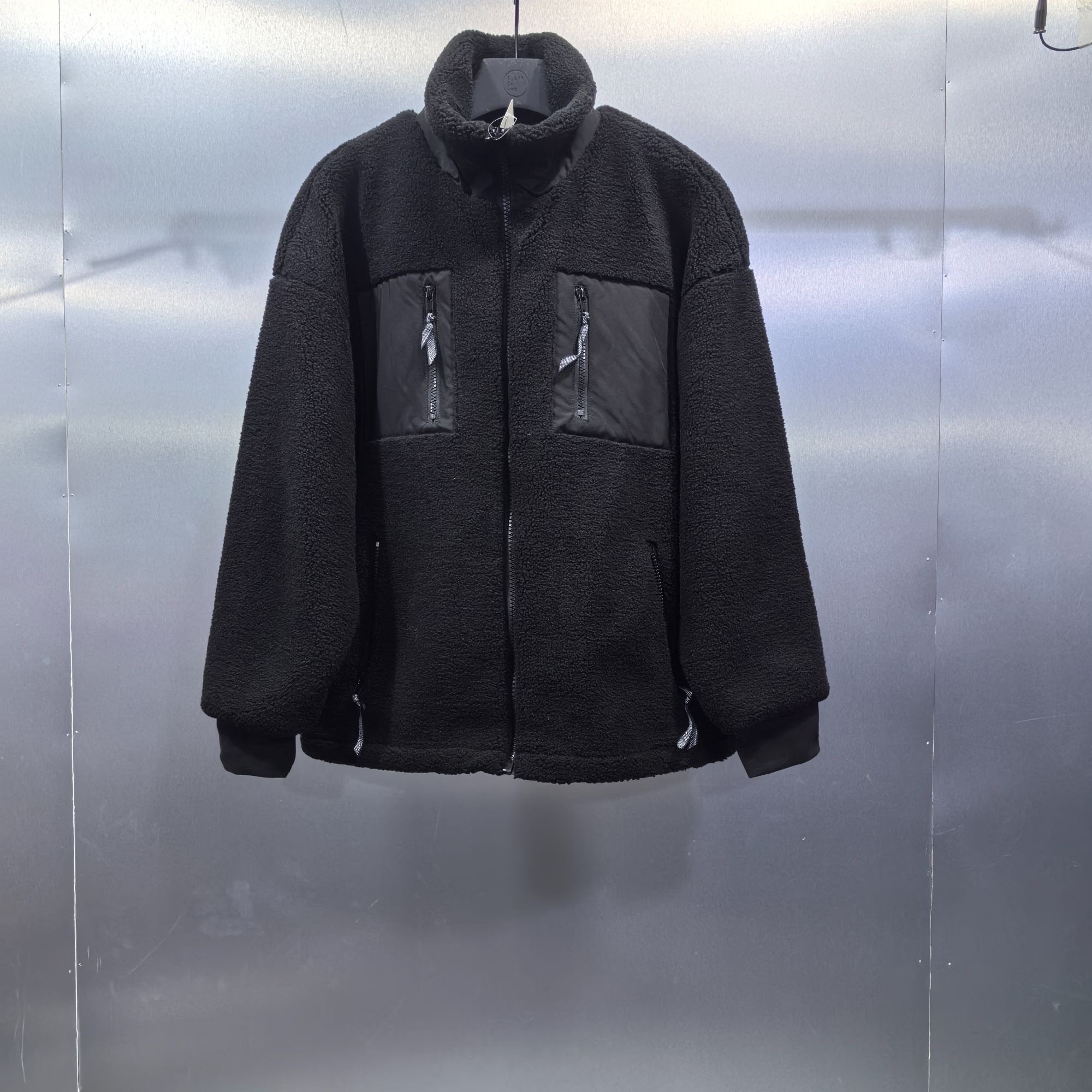 R09-120337-秋冬季立体拉链口袋设计时尚休闲外套