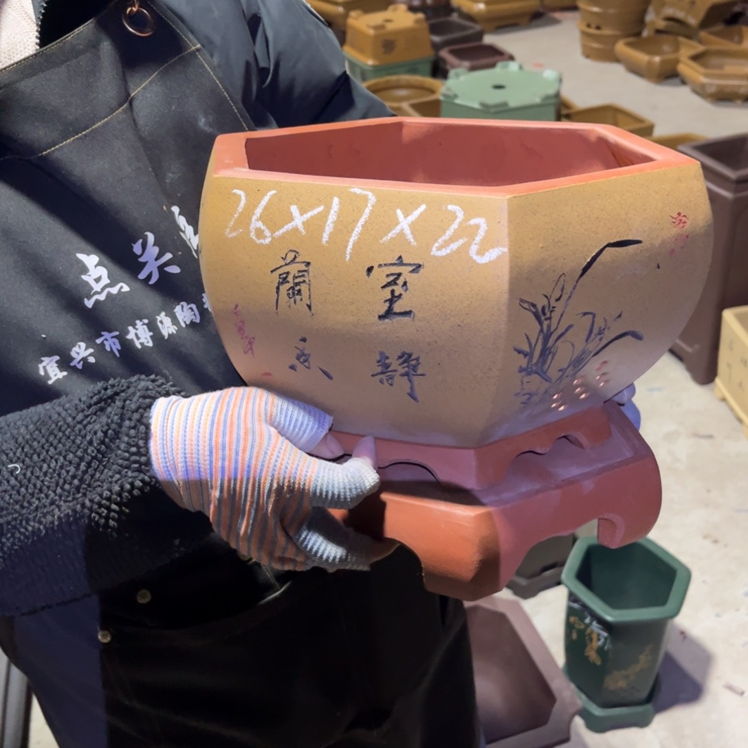 紫砂花盆盆景艺术