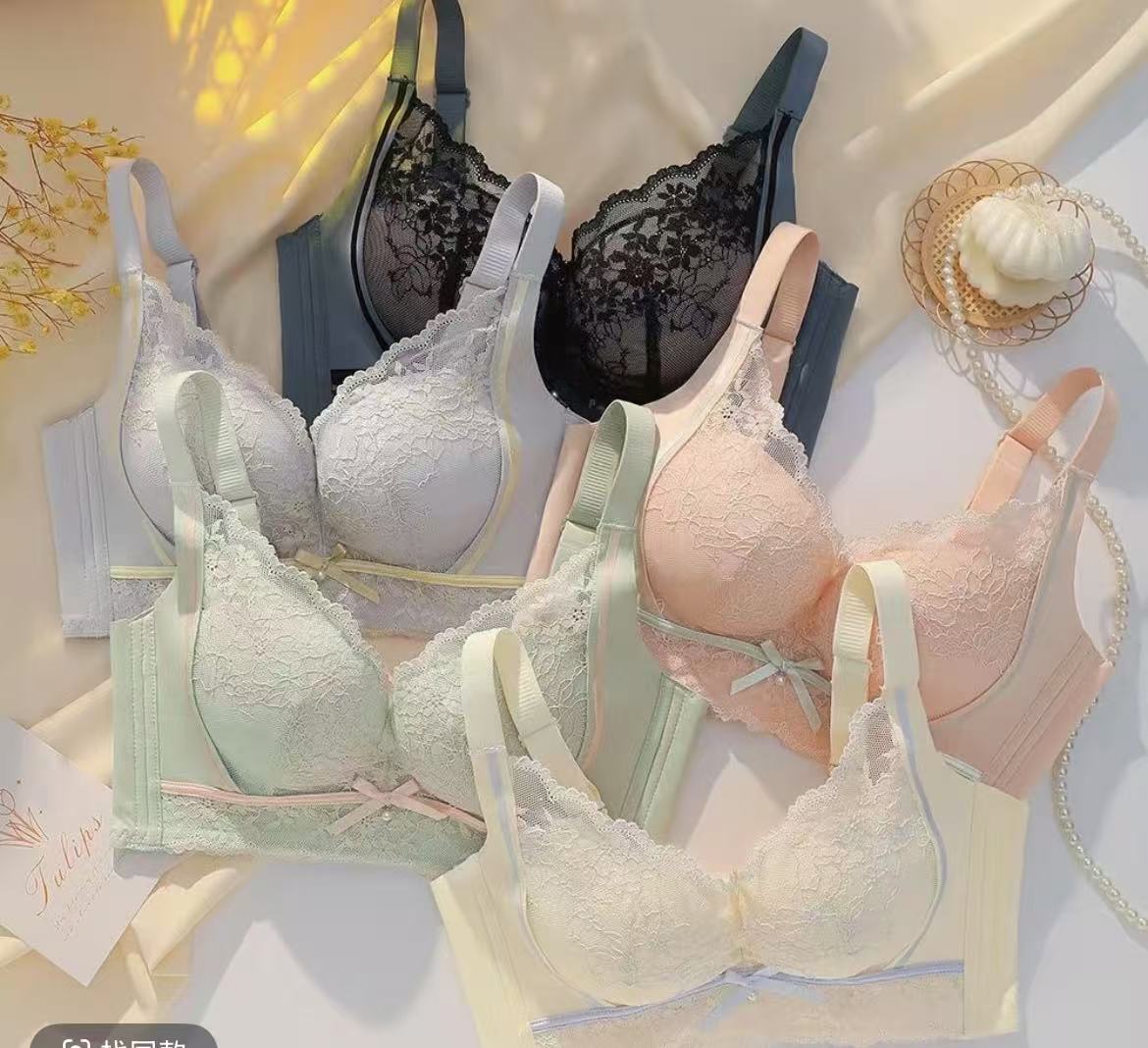 801-900收副乳无钢圈抹胸型聚拢文胸调整型法式