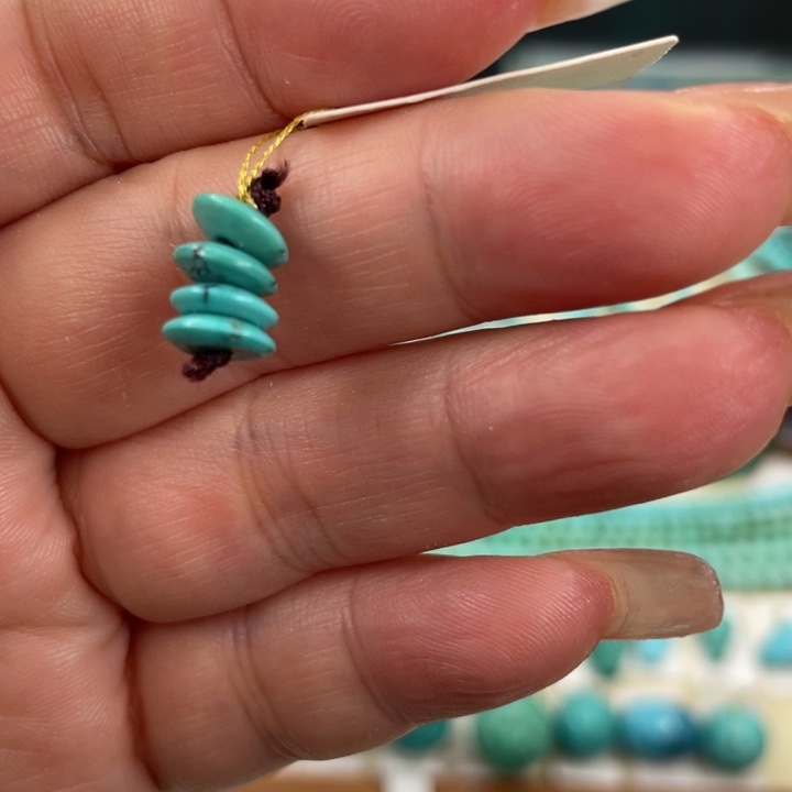 绿松石未镶嵌挂件