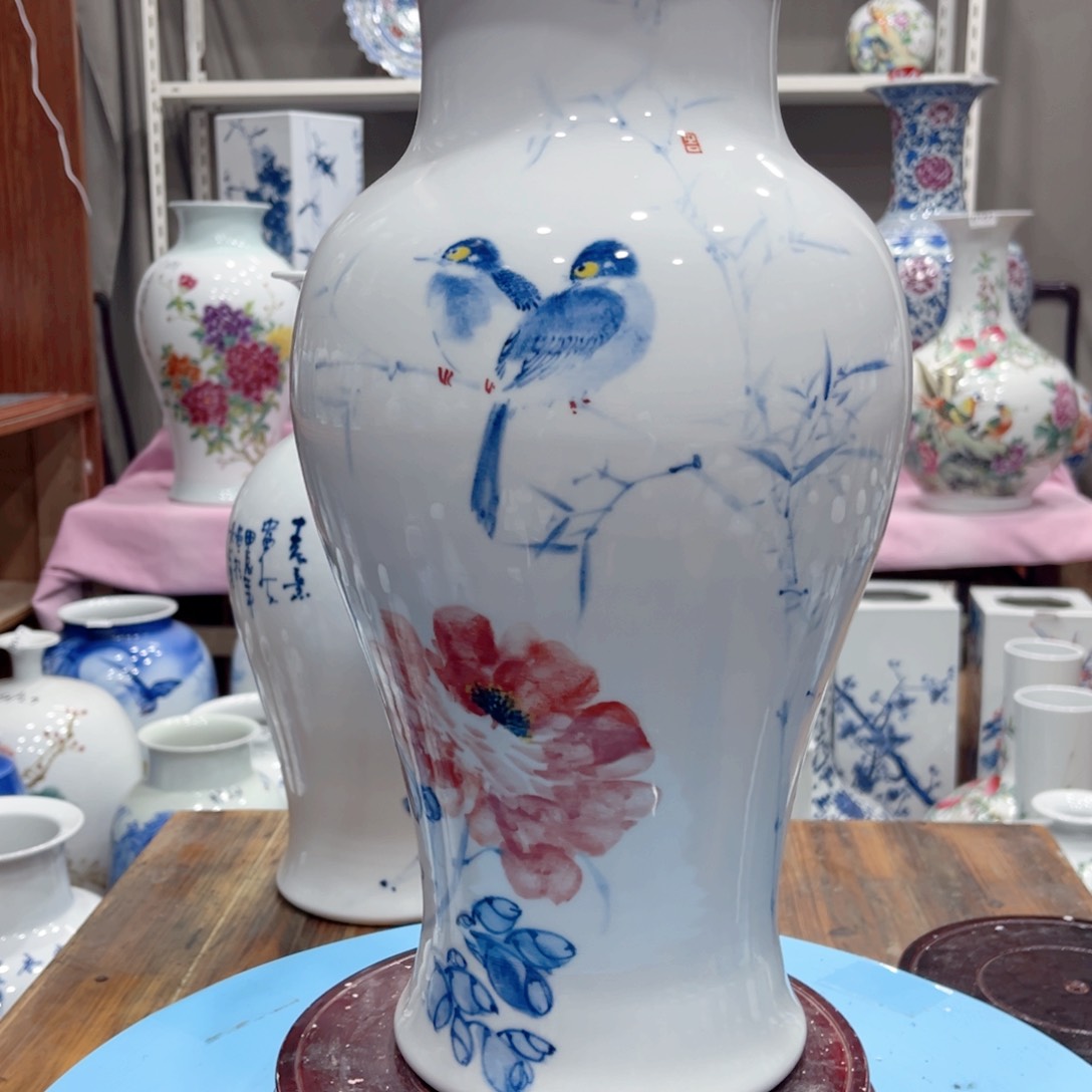 摆件景德镇陶瓷花瓶