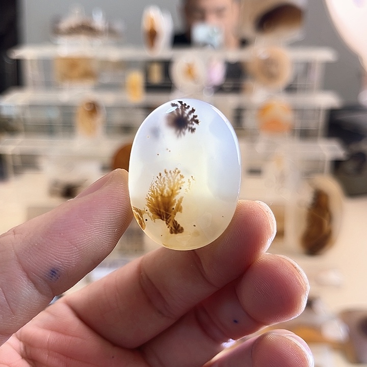 玛瑙/玉髓未镶嵌吊坠(不含链)